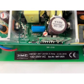 Bilz HME007-SNT 24VDC-5 Amp Power Supply